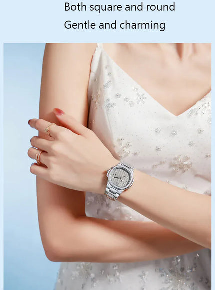 KissICON 💋 Light Luxury Women Watch Stainless Steel Strap