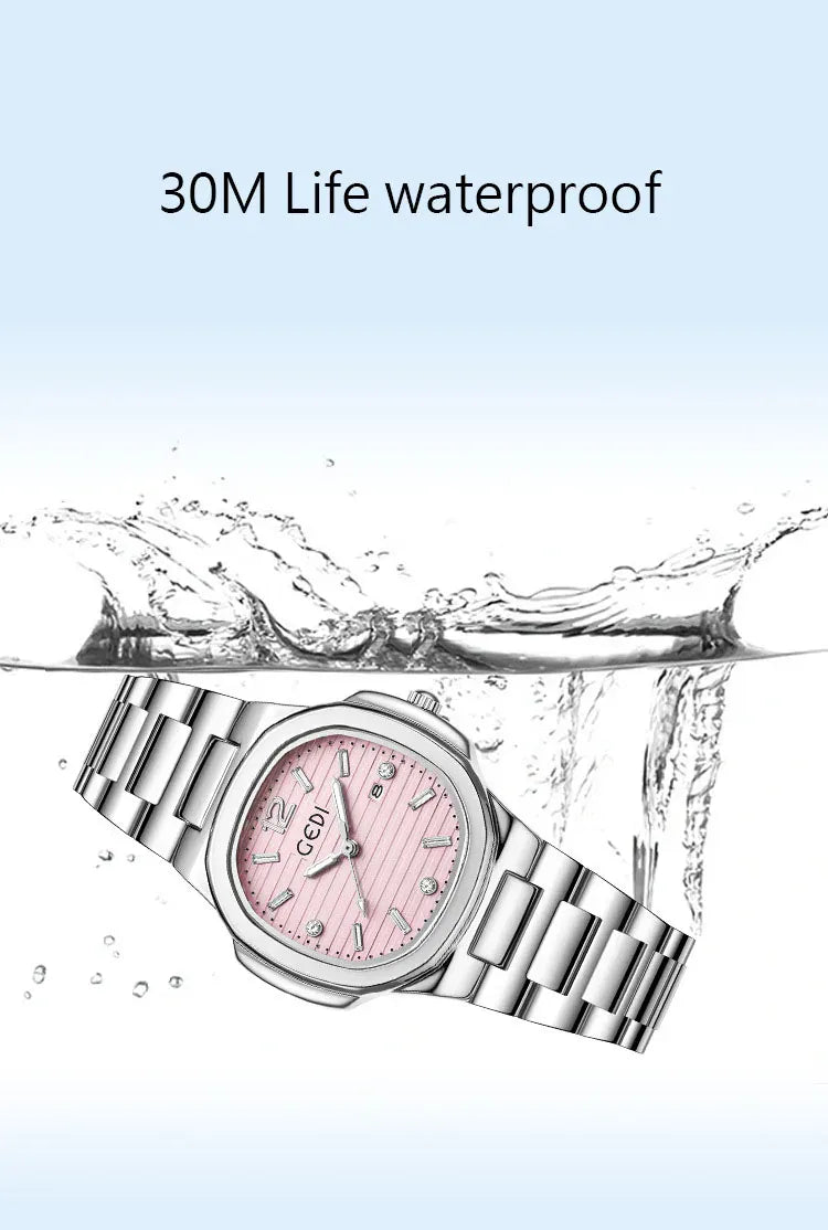 KissICON 💋 Light Luxury Women Watch Stainless Steel Strap