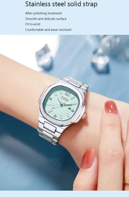 KissICON 💋 Light Luxury Women Watch Stainless Steel Strap