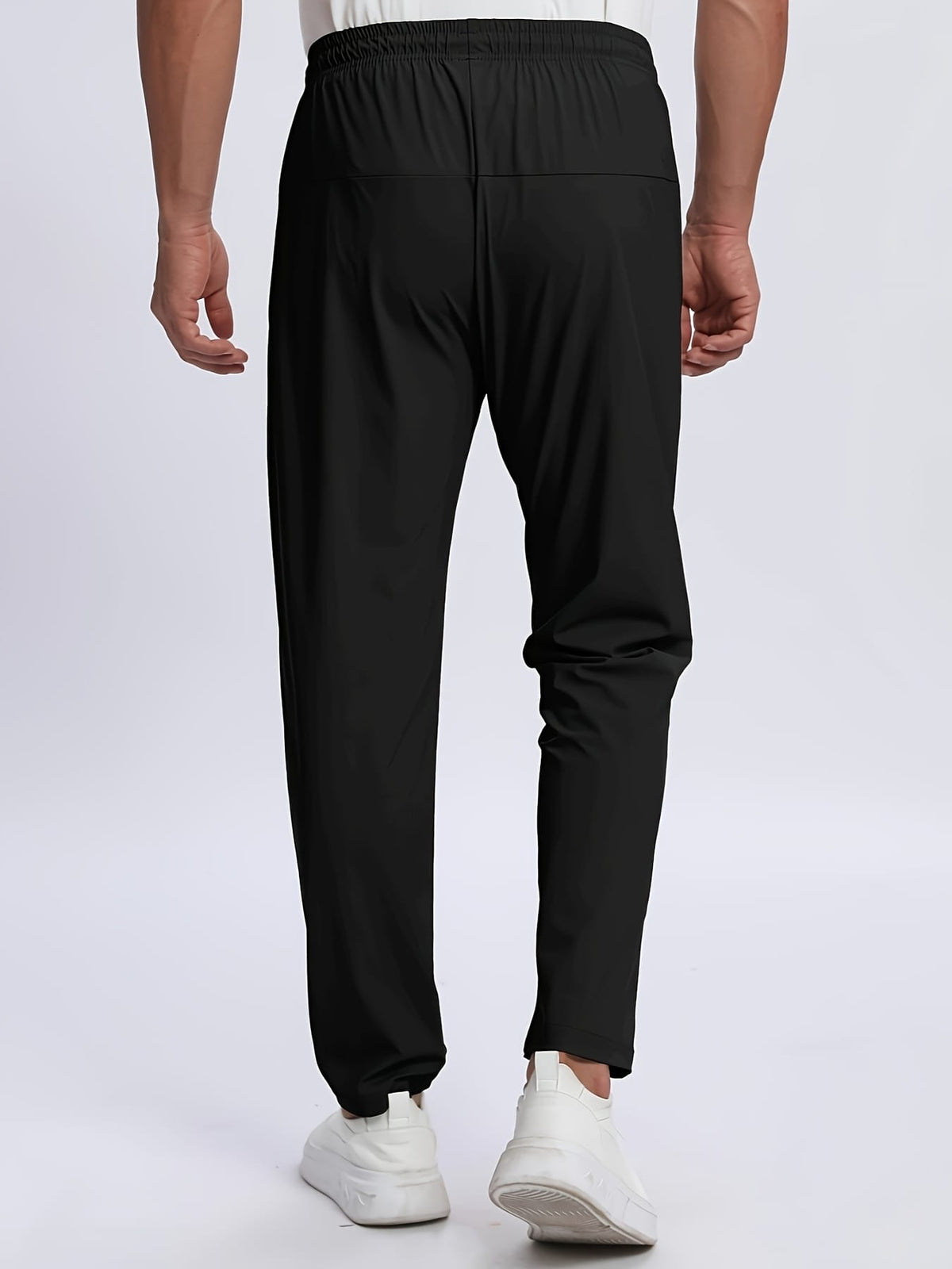 KissICON Lightweight Breathable Zipper Casual Mens Sports Trousers