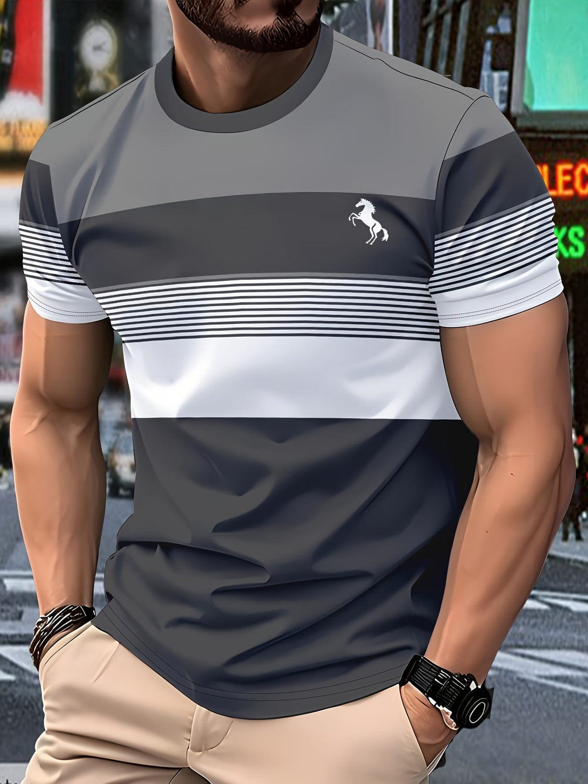 KissICON Lightweight Polyester Tee AllSeason Comfort Daily Style