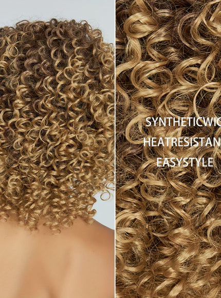 KissICON Linen / 14inch Kissicon 14 Inch Short Curly Blonde