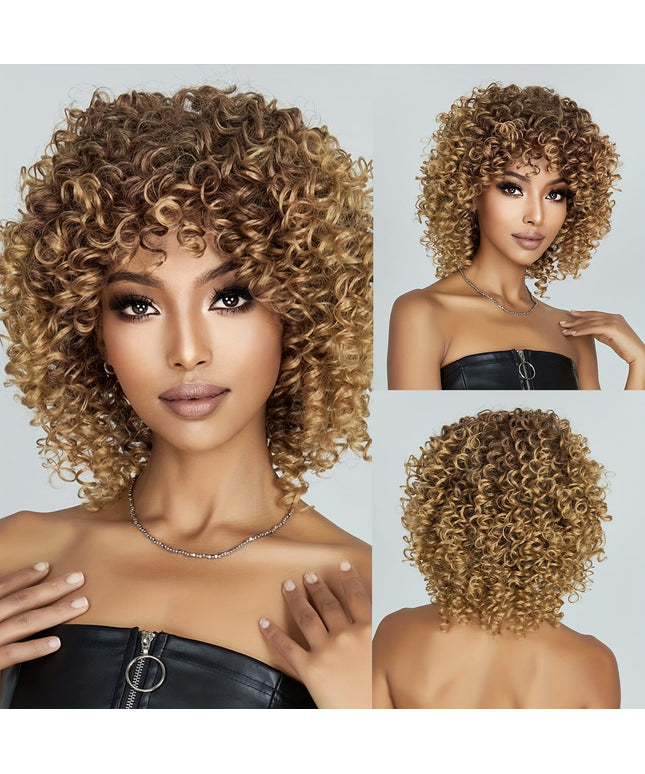 KissICON Linen / 14inch Kissicon 14 Inch Short Curly Blonde