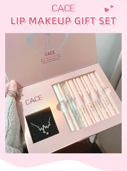 KissICON Lip Makeup Kits KissIcon CACE Matte Liquid Lipstick Set 4 Lipgloss