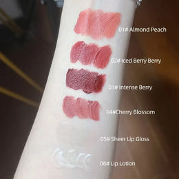 KissICON Lip Makeup Kits KissIcon CACE Matte Liquid Lipstick Set 4 Lipgloss