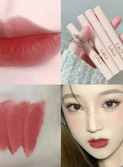 KissICON Lip Makeup Kits KissIcon CACE Matte Liquid Lipstick Set 4 Lipgloss