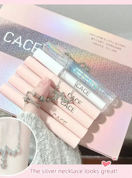 KissICON Lip Makeup Kits KissIcon CACE Matte Liquid Lipstick Set 4 Lipgloss