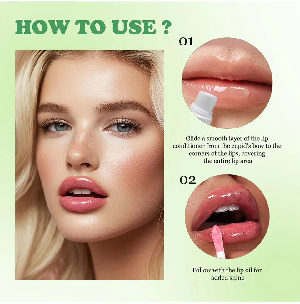 KissICON Lipstick and lip oil KissIcon Lip Oil Lipstick Set Long Lasting Hydration