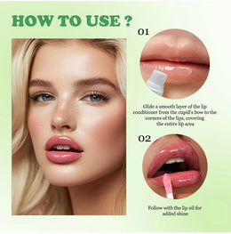 KissICON Lipstick and lip oil KissIcon Lip Oil Lipstick Set Long Lasting Hydration