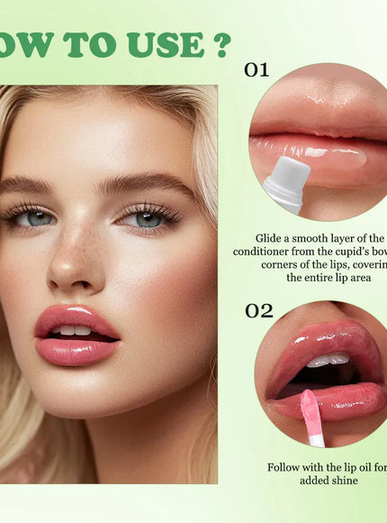 KissICON Lipstick and lip oil KissIcon Lip Oil Lipstick Set Long Lasting Hydration