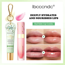 KissICON Lipstick and lip oil KissIcon Lip Oil Lipstick Set Long Lasting Hydration