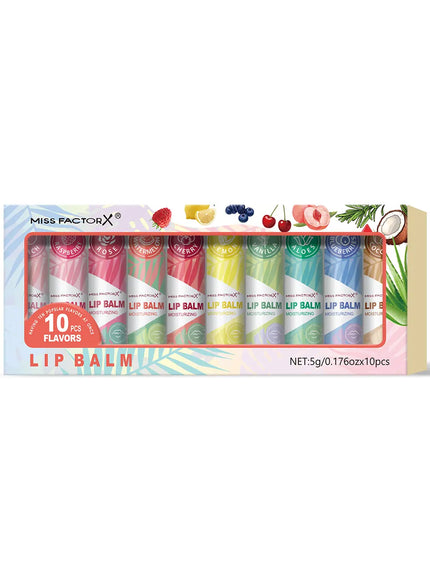 KissICON lipstick KissIcon Lipstick Set 10Pcs - Moisturizing Lip Shine