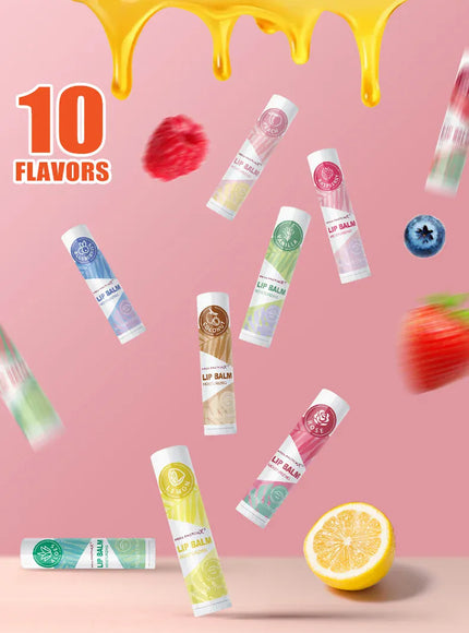 KissICON lipstick KissIcon Lipstick Set 10Pcs - Moisturizing Lip Shine