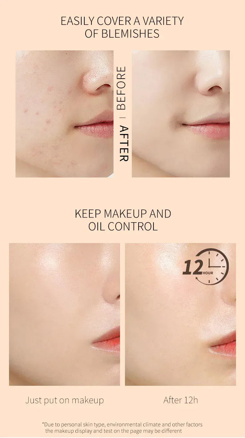KissICON 💋 Liquid Foundation BB Cream - Oil Control