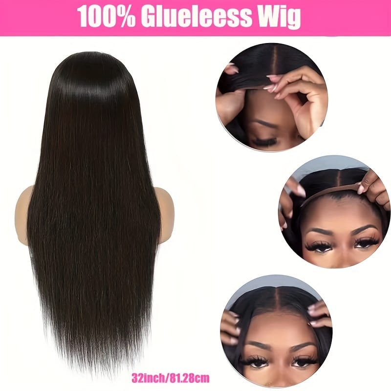 KissICON Long 13x6 Glueless Lace Front Human