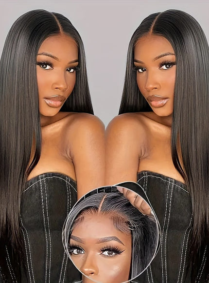 KissICON Long 13x6 Glueless Lace Front Human