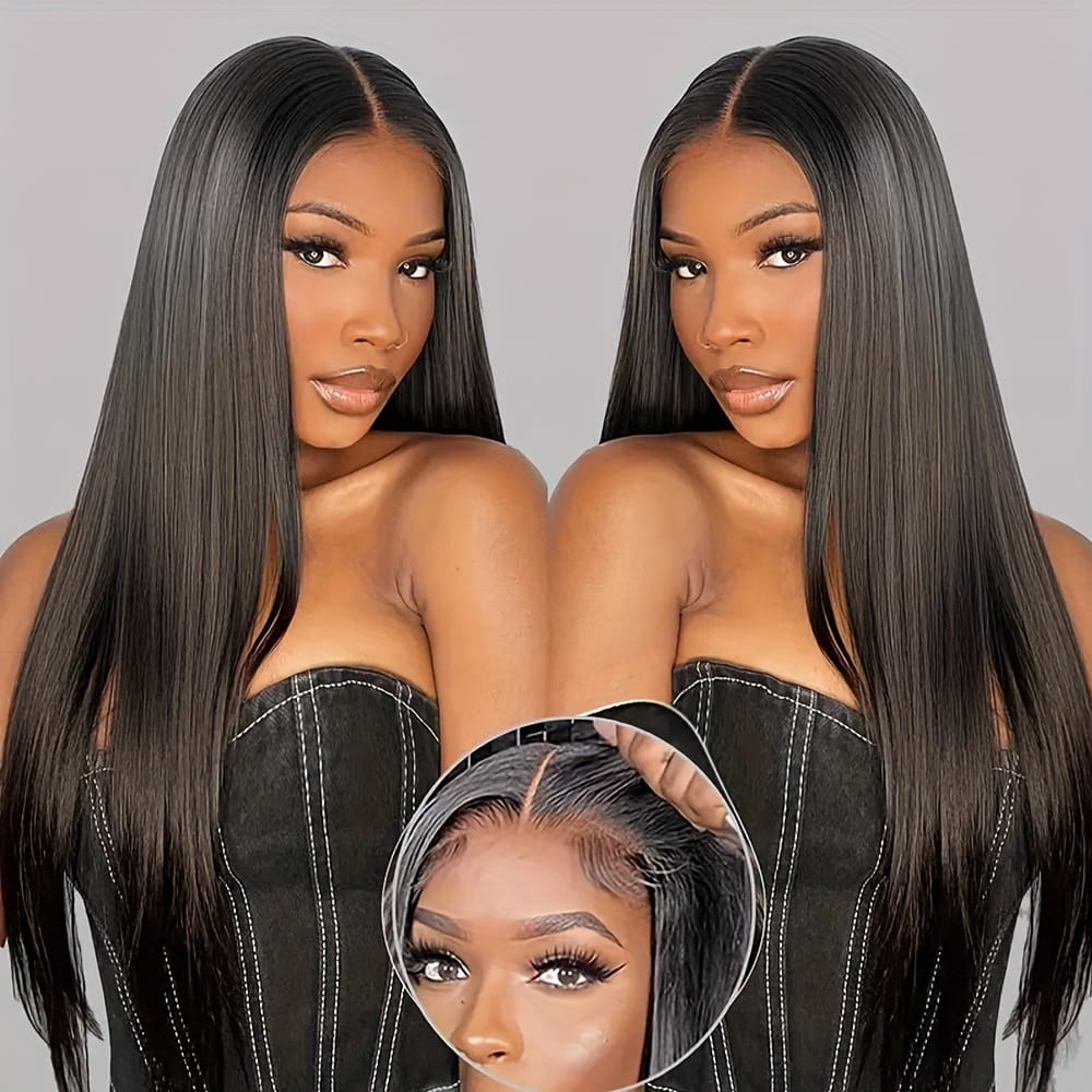 KissICON Long 13x6 Glueless Lace Front Human