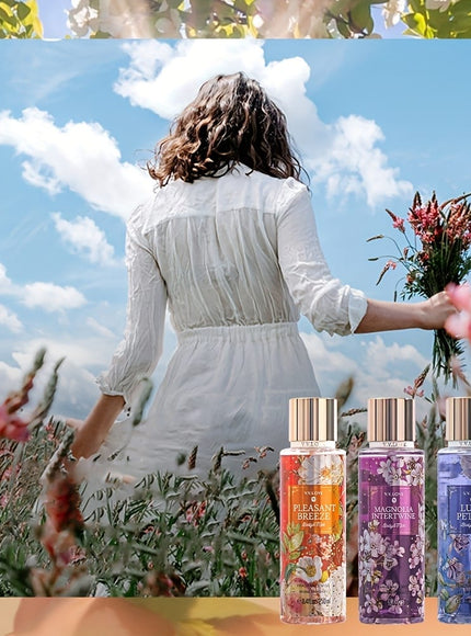 KissICON Long Lasting Fragrance Body Mist Cherry Blossom Peach