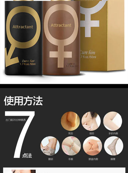 KissICON Long Lasting Perfume Spray Pheromone Flirtatious Fragrance
