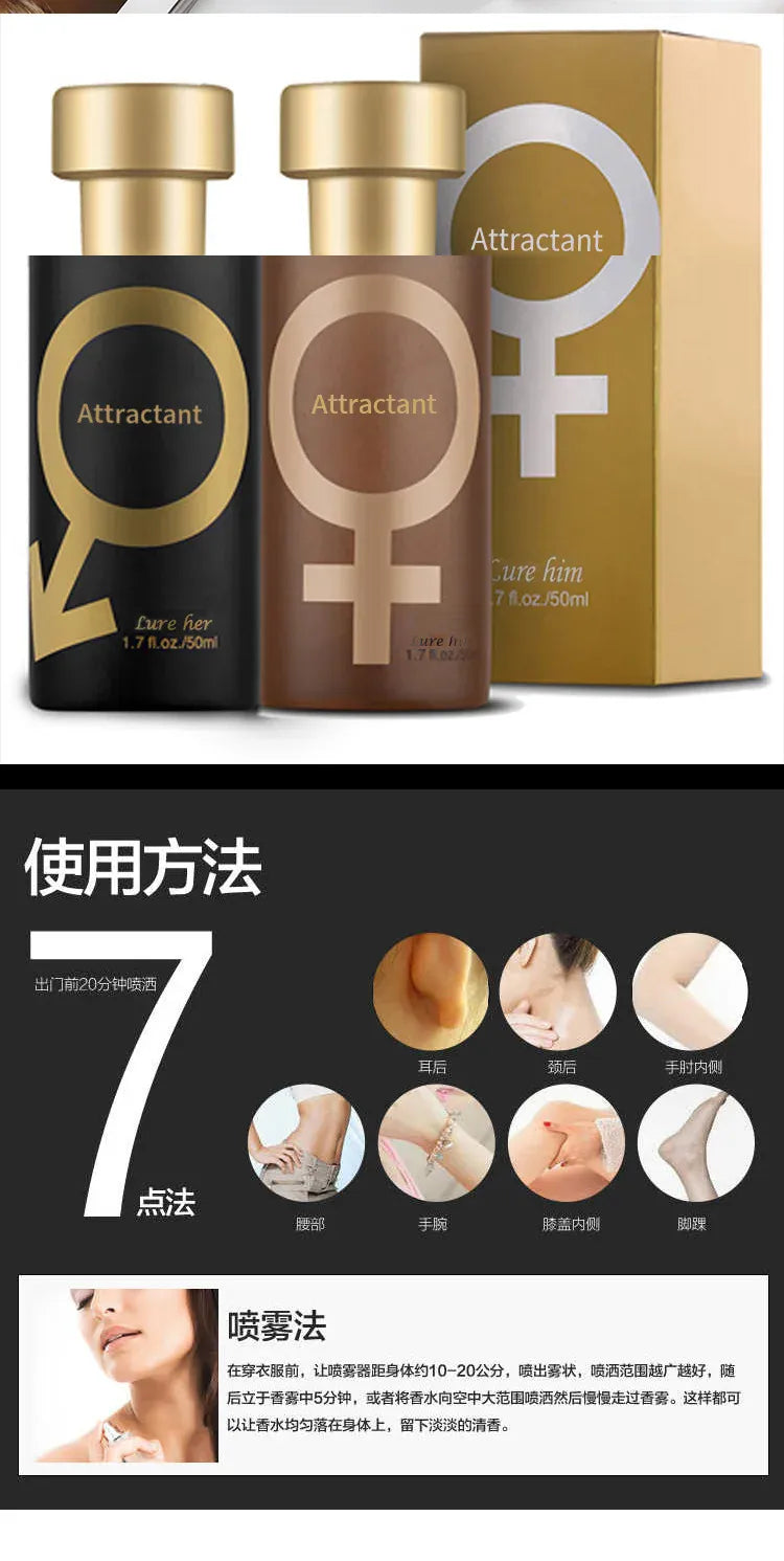 KissICON Long Lasting Perfume Spray Pheromone Flirtatious Fragrance