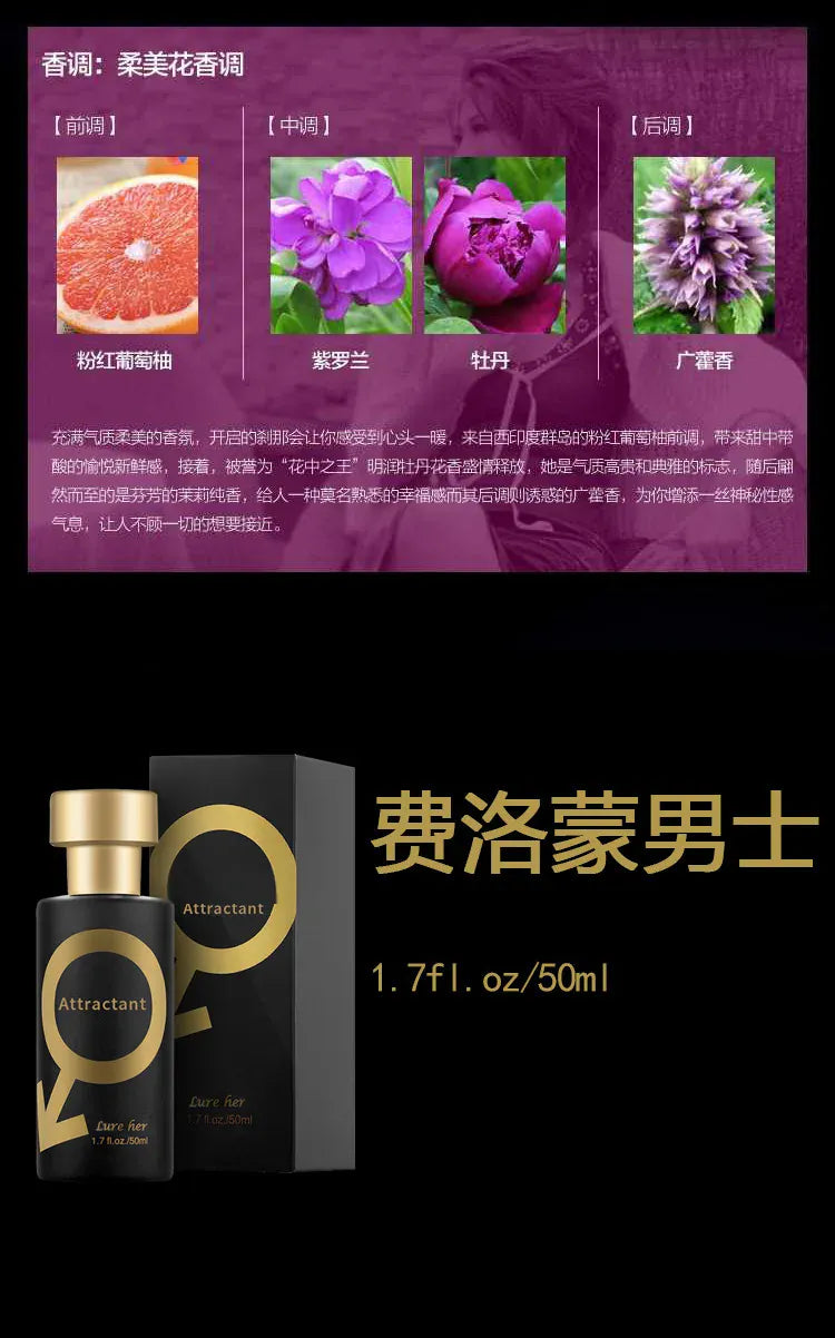 KissICON Long Lasting Perfume Spray Pheromone Flirtatious Fragrance