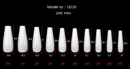 KissICON Long Press On Nails T-shape French Oval Fake
