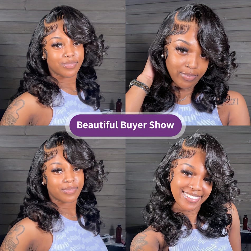 KissICON Loose Body Wave Wig 200 Density