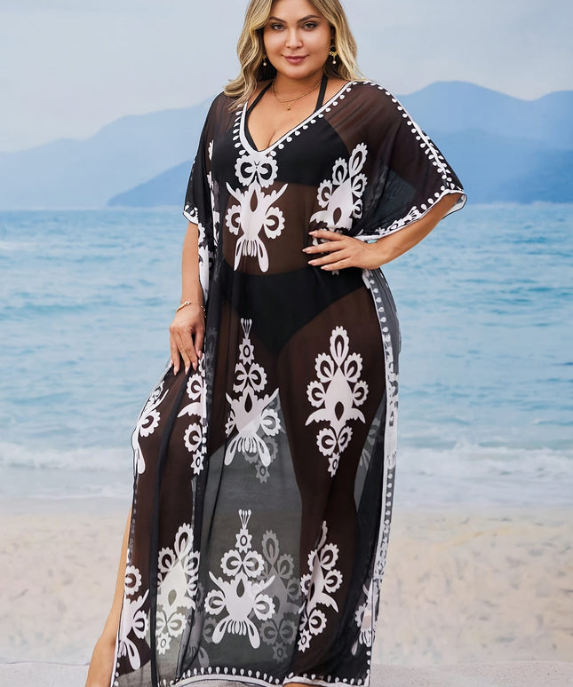 KissICON Loose Curve Boho Beach Coverup – Vacations