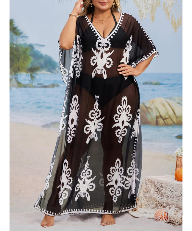 KissICON Loose Curve Boho Beach Coverup – Vacations