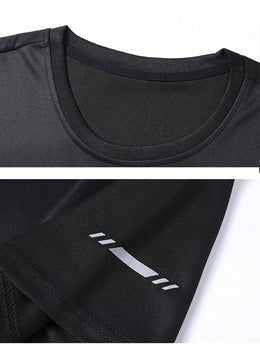 GAJGAPT gym top Loose Fit Sports Short Sleeve T-Shirt