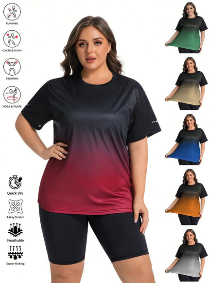 GAJGAPT gym top Loose Fit Sports Short Sleeve T-Shirt