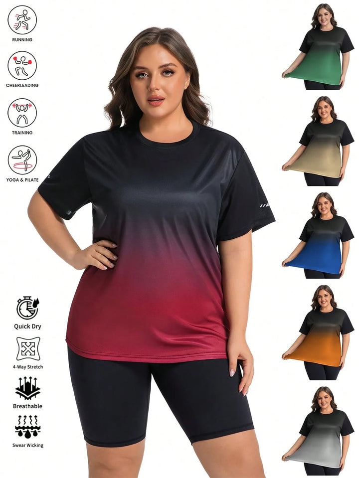 Loose Fit Sports Short Sleeve T-Shirt