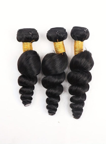 KissICON Loose Wave Bundles Human Hair Brazilian Virgin Bra