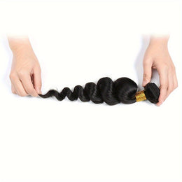 KissICON Loose Wave Bundles Human Hair Brazilian Virgin Bra