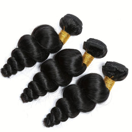 KissICON Loose Wave Bundles Human Hair Brazilian Virgin Bra