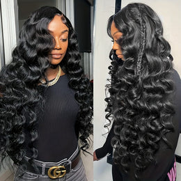 KissICON Loose Wave Bundles Human Hair Brazilian Virgin Bra