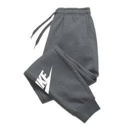 KissICON LQQ418 / L Men's printed pants, autumn and winter men's and women's running pants, sportswear and casual pants, fitness and gym sportswear