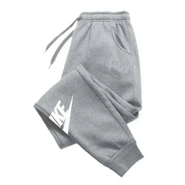 KissICON LQQ421 / XXL Men's printed pants, autumn and winter men's and women's running pants, sportswear and casual pants, fitness and gym sportswear