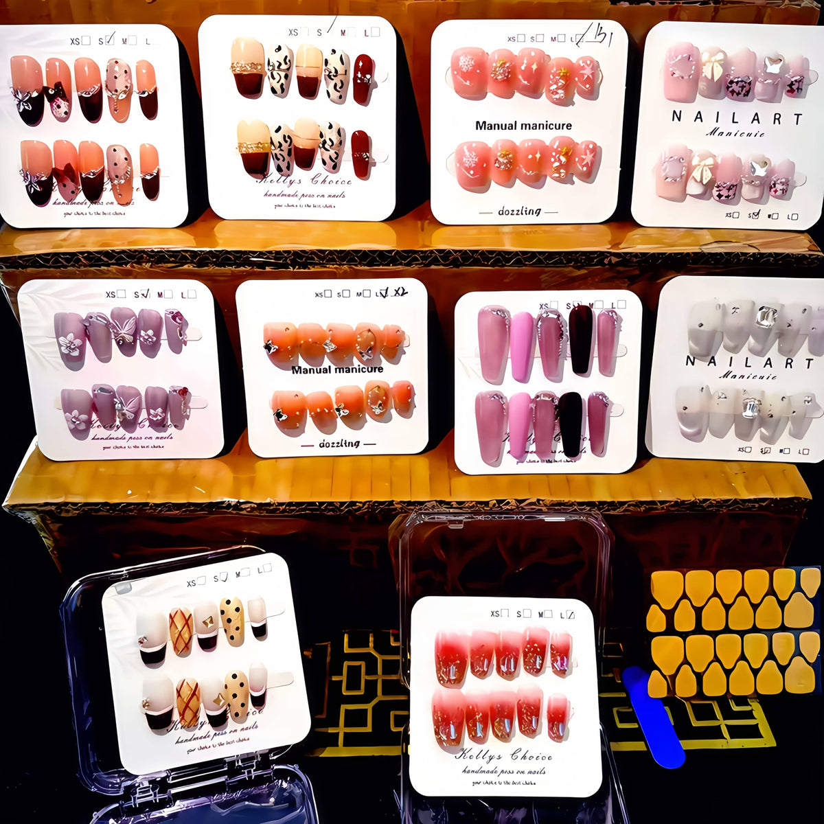 KissICON Lucky Gift Hand Pressed Nails Set 40Pcs -