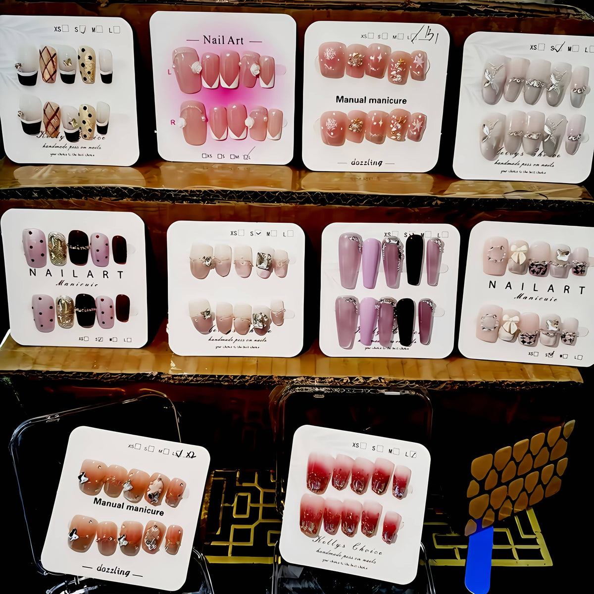 KissICON Lucky Gift Hand Pressed Nails Set 40Pcs -