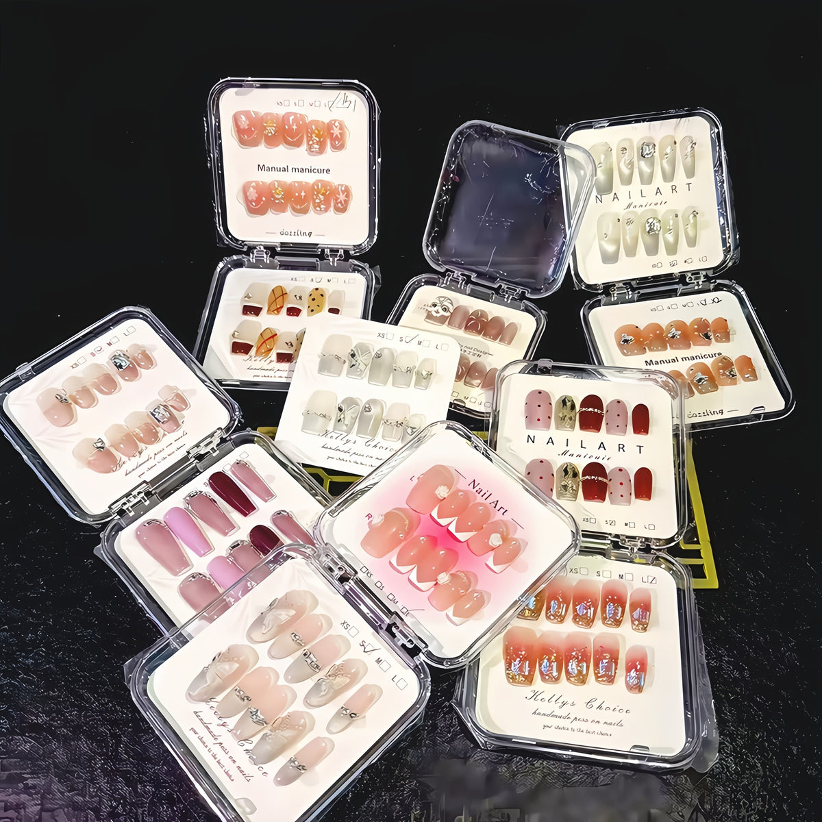 KissICON Lucky Gift Hand Pressed Nails Set 40Pcs -