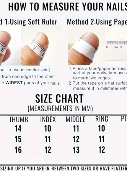 KissICON Lucky Gift Hand Pressed Nails Set 40Pcs -