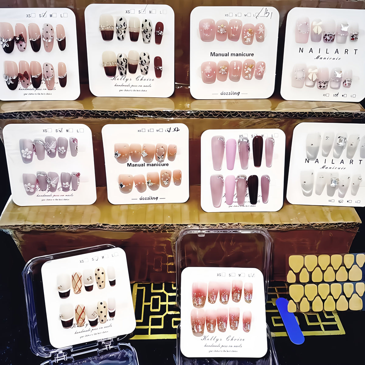 KissICON Lucky Gift Hand Pressed Nails Set 40Pcs -