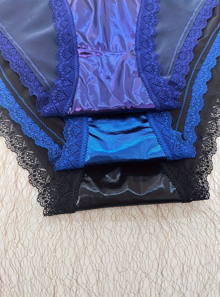 KissICON Luxe Lace Panties 3pack Shiny Curve