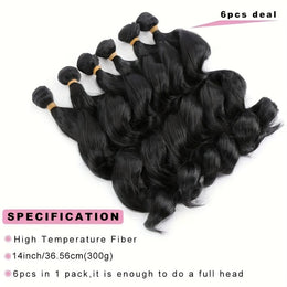 KissICON Luxurious Double Weft Hair Extensions 14 Inch Loose