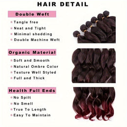 KissICON Luxurious Double Weft Hair Extensions 14 Inch Loose
