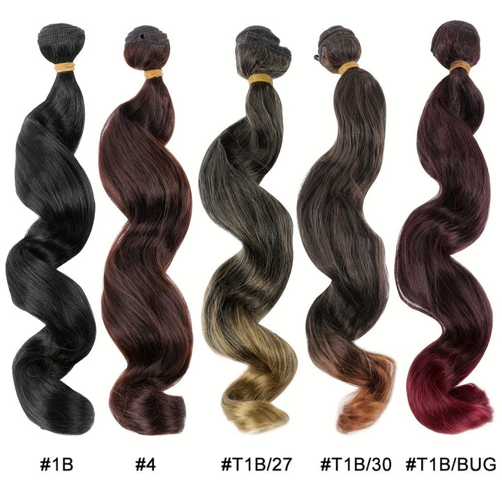 Luxurious Double Weft Hair Extensions 14 Inch Loose