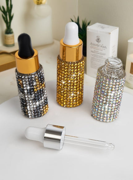 jkthpu-45 Luxury 5ml Glass Dropper Travel Skincare Essential