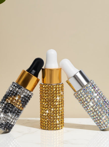 jkthpu-45 Luxury 5ml Glass Dropper Travel Skincare Essential