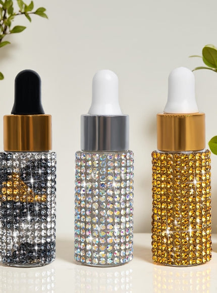 jkthpu-45 Luxury 5ml Glass Dropper Travel Skincare Essential